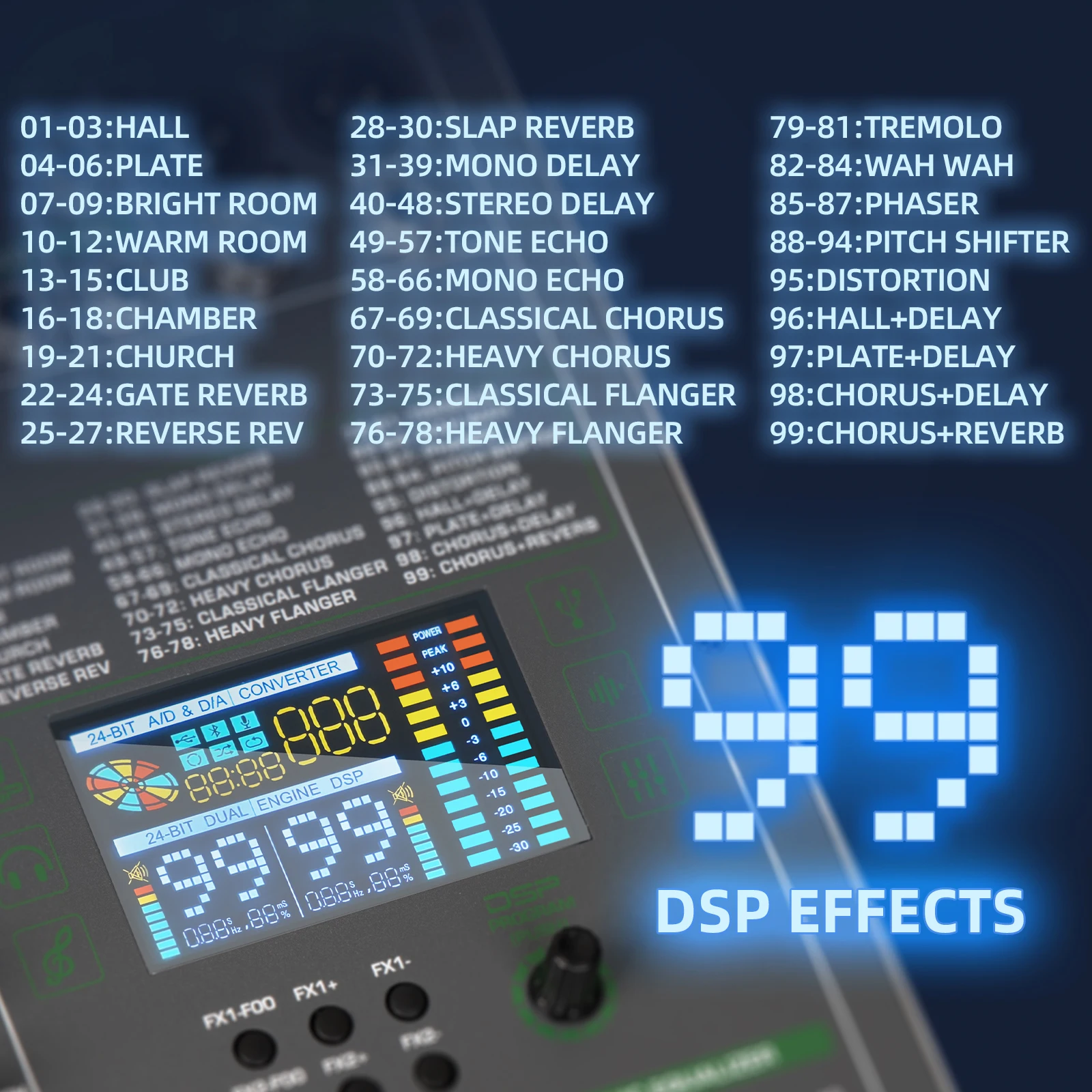 Biner Professional TG10 99-эффект DSP Аудиоконсоль-микшер 10-канальный USB-интерфейс