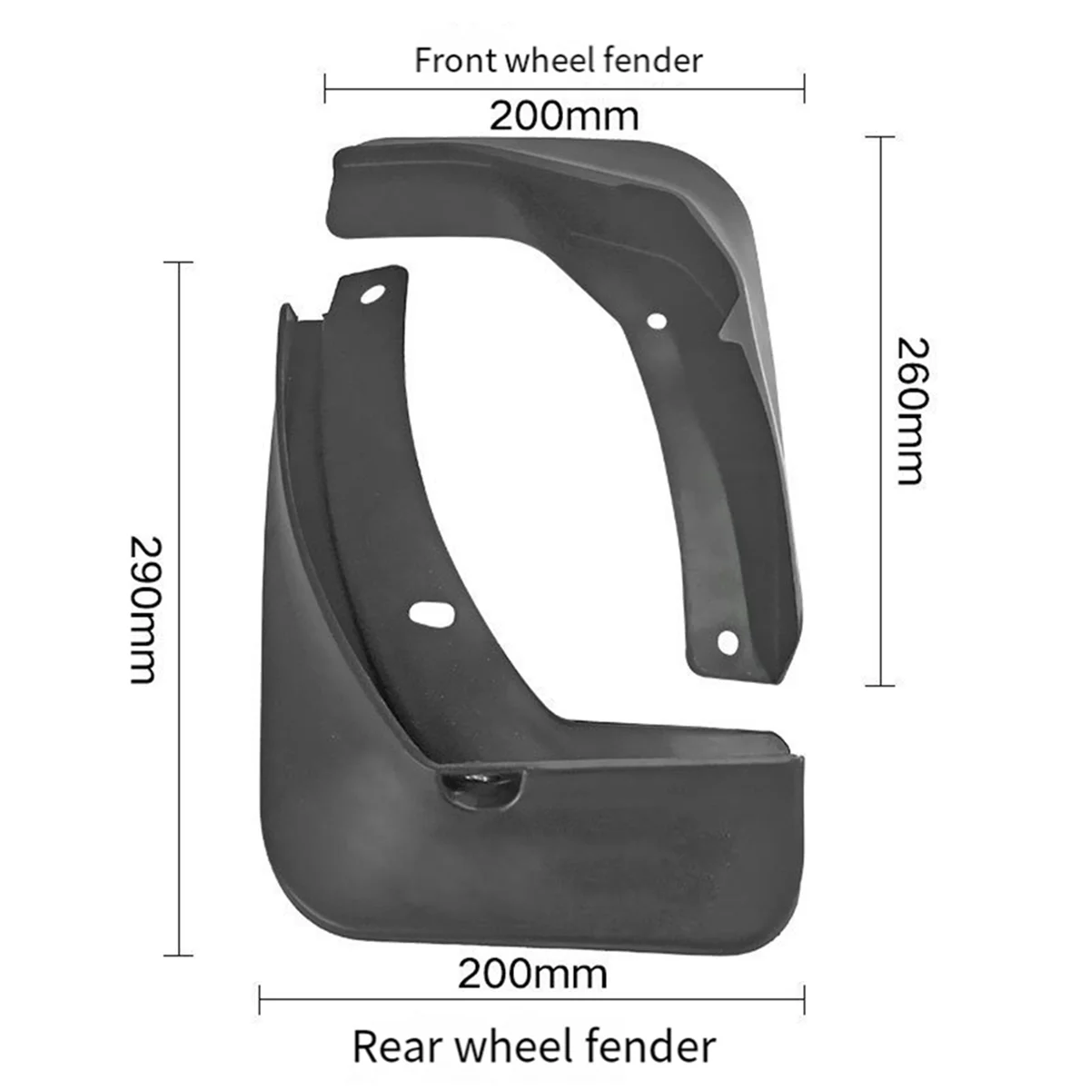 4 шт. автомобильные брызговики крыло для VW GOLF 7 MK7 2014-2017 аксессуары