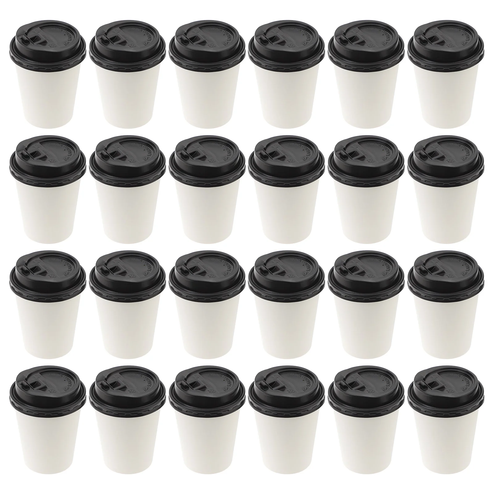 

Coffee Single Paper Cups Pcs 50 Lids Cups Disposable Go Layer Coffee Insulated Cups Takeaway Cups Cups Lids Takeaway Paper
