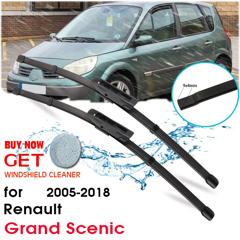 Фото Щетки стеклоочистителя BROSHOO для Renault Grand Scenic 2 3 4 2005-2018 №1