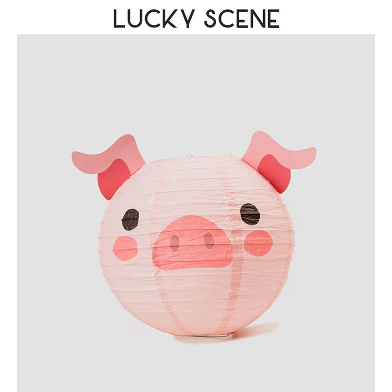 

Бумажный фонарик в виде животного