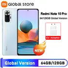 Глобальная версия смартфона Xiaomi Redmi Note 10 Pro 6 ГБ 128 ГБ 8 ГБ 128 ГБ 108MP камера Snapdragon 732G 120 Гц AMOLED дисплей