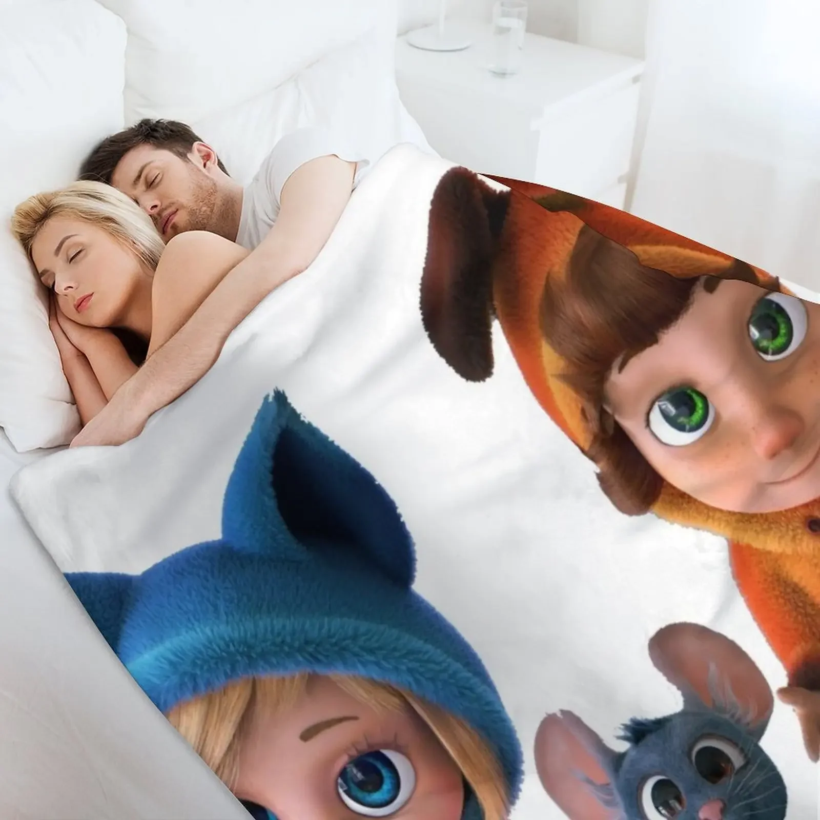 Фото Dave & Ava – Плед ABC Deva And Ava, фланелевая ткань, гигантский диван, детская кроватка, плед, одеяла №4