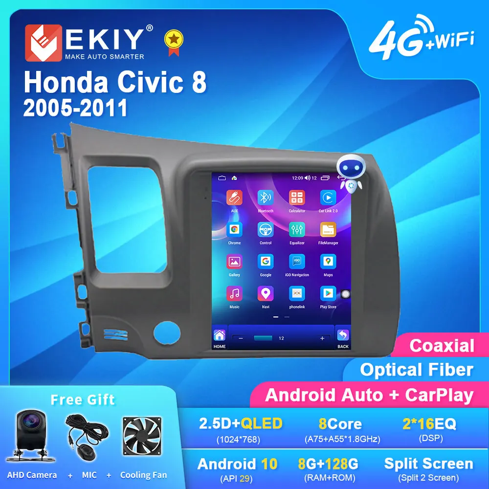 Multimedia Video Player Navigation Gps Android 10 Carplay