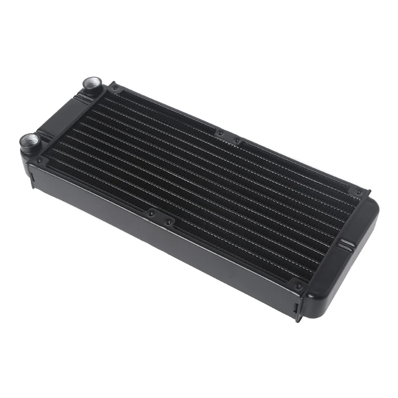 

12 Pipe Aluminum Heat Exchanger Radiator for PC CPU CO2 Water Cool System Computer G1/4" Aluminum Radiator with Tube P9JB