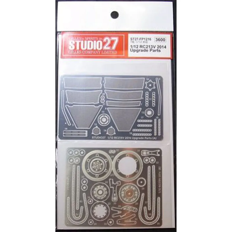 

Studio 27 etching sheet 1/12 RC213V 2014 for Timaya FP1216 Scale Model Car Hand Made Arts for Professional Adults