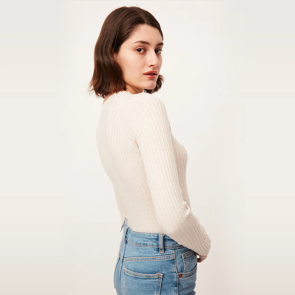 Ohyoga Ladies Thermal Underwear Tops Slim Autumn Winter Bottoming Shirt Solid Long-sleeved T-shirt Thin Velvet Heating Fiber