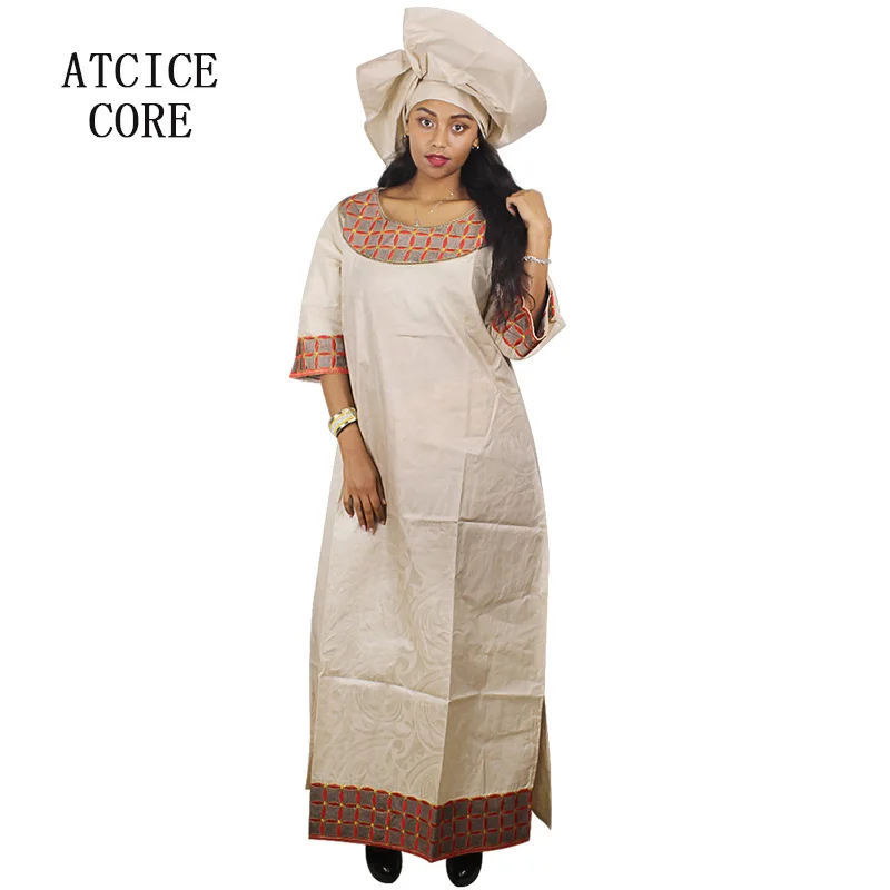 Африканские платья для женщин новое Африканское платье с вышивкой Базина