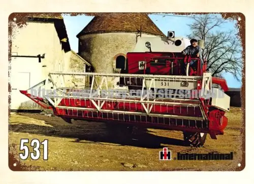 1975 International 531 совместный IHC страна проживание металлический жестяной знак старый