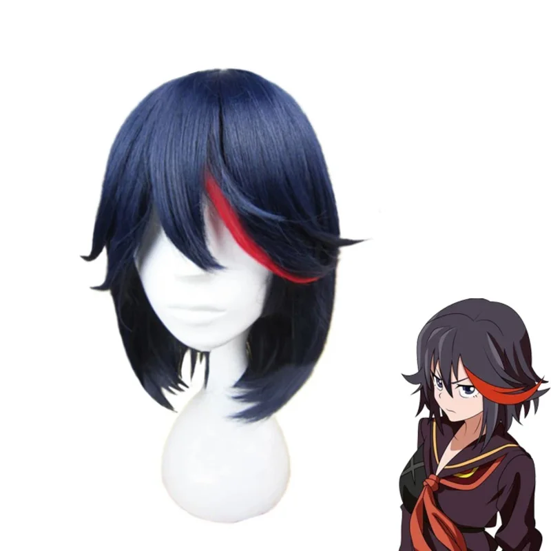 Новинка 2025 года косплей Matoi Ryuko для женщин короткий синий с красным аниме la KILL