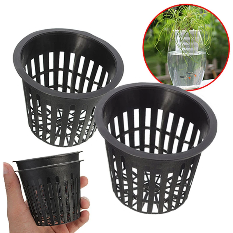 

1/5/10 шт. 83x66 мм, сверхмощный гидропонный сетчатый горшок, сетчатая корзина, гидропонная аэропонная растительная однотонная фотография