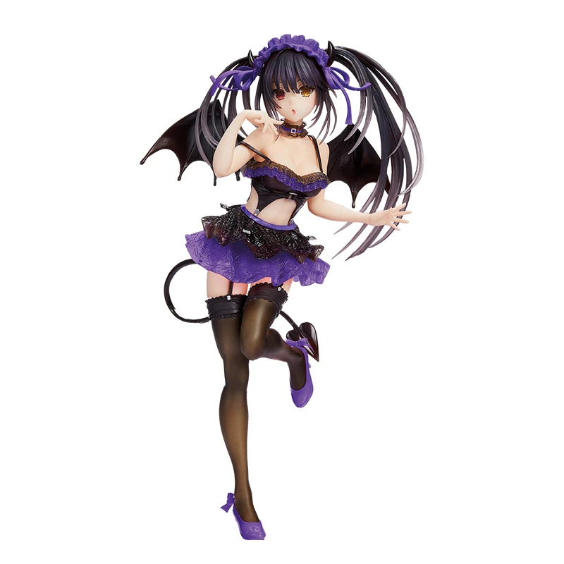

Pre Sale Date A Live Tokisaki Kurumi Purple Little Devil Anime Figure Cartoon Model Desktop Ornaments Anime Periphery Figure Toy