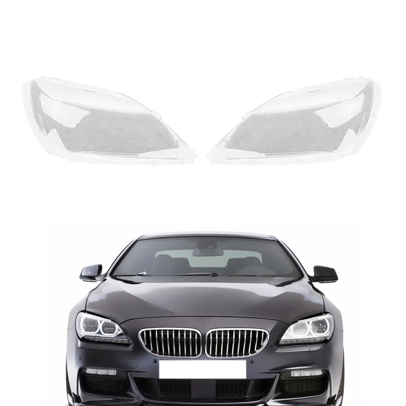 For-BMW 6 Series F06 F12 M6 630 640 650 10-17 Headlight Shell Lamp Shade Transparent Lens Cover Headlight Cover