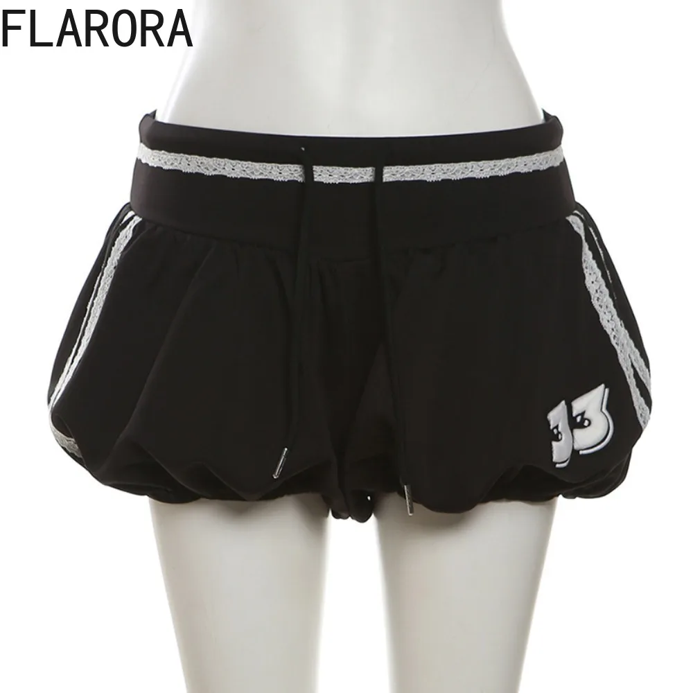 FLARORA Ретро комплекты из двух предметов с буквенным принтом женские топы