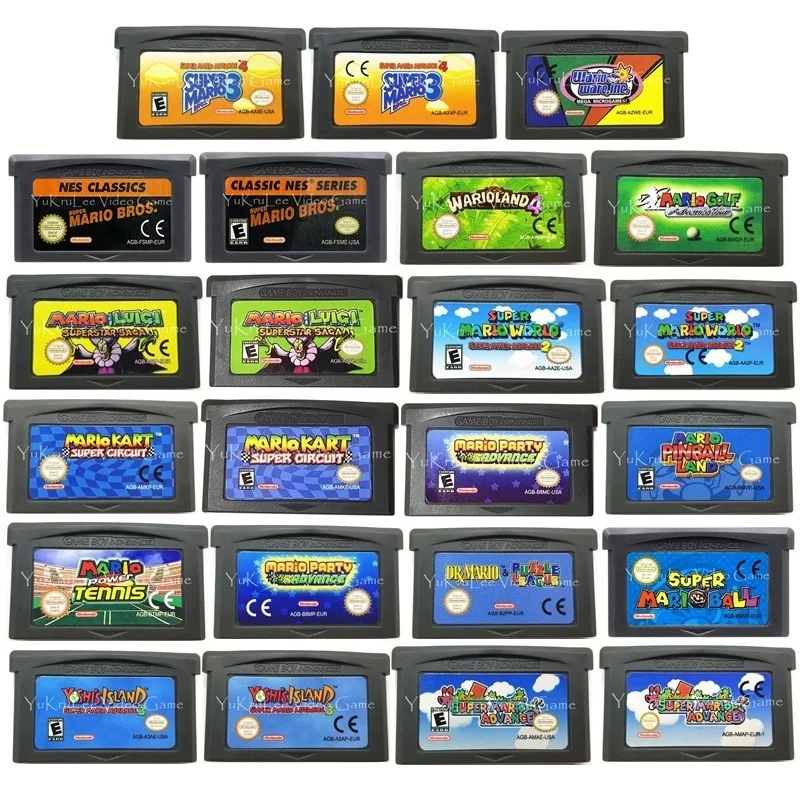 Картридж для видеоигр SuperMarioSeries GBA 32 битная карта памяти консоли Nintendo 3DS |