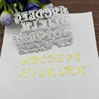 alphabet letters decoration metal steel frames cutting dies diy scrap booking photo album embossing paper cards 9 56 7cm