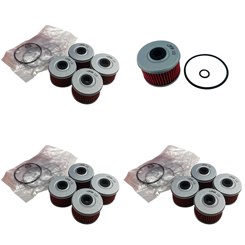 OZOEMPT 13PCS Motorcycle Oil Filter Apply to XL125 V Varader