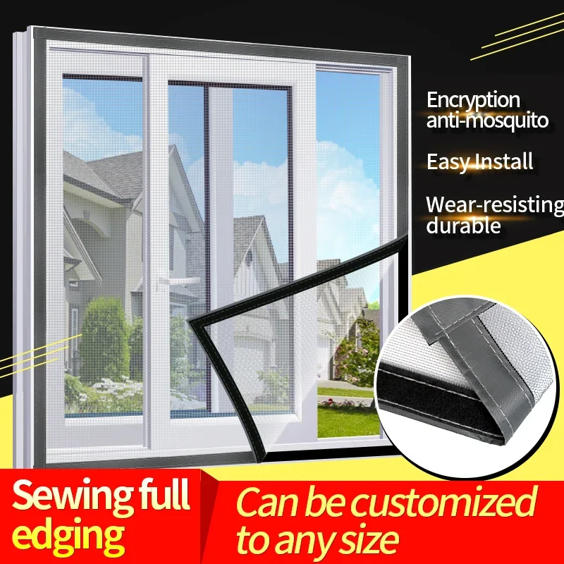 Москитные сетки для оконных экранов москитные защиты помещений Самоклеящиеся из