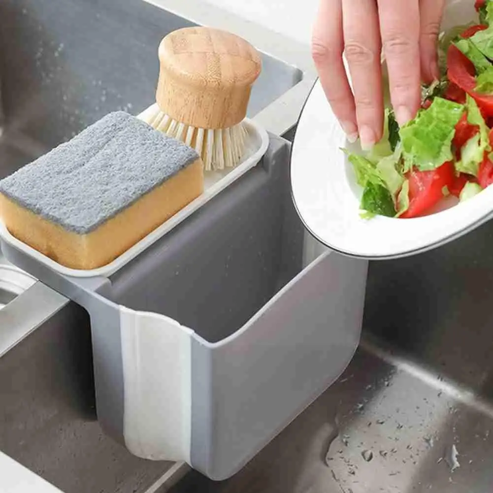 

Kitchen Sink Kitchen Waste Wet Garbage Retractable Basket Rack Residue Artifact Sink Rice Filter Leftovers Drain Vegetable I9q5