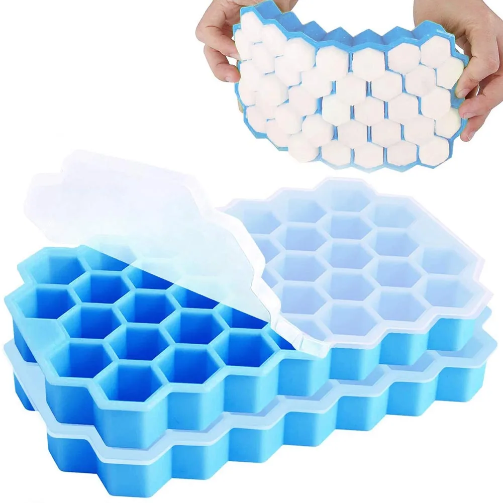 

Cube Maker Silicones Ice Mould Honeycomb Ice Cube Tray Ice Cube Mold Silicone Mold Forms Food Grade Mold for Whiskey Cocktail