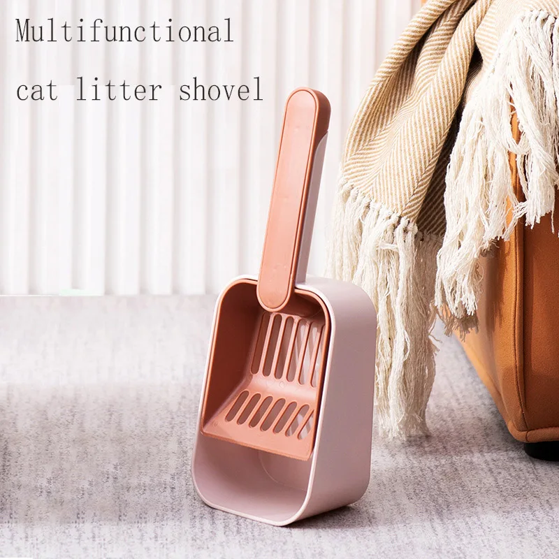 Пластиковый ковш для кошачьего туалета лопатка инструмент чистки домашних