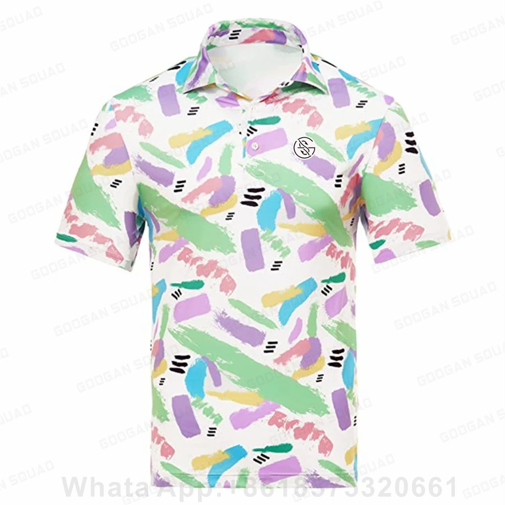 2023 New Summer Men Polo Shirt Casual Fashion Short Sleeve Quick Dry Fishing Golf T-shirt Tops F1 Racing Clothing Plus Size