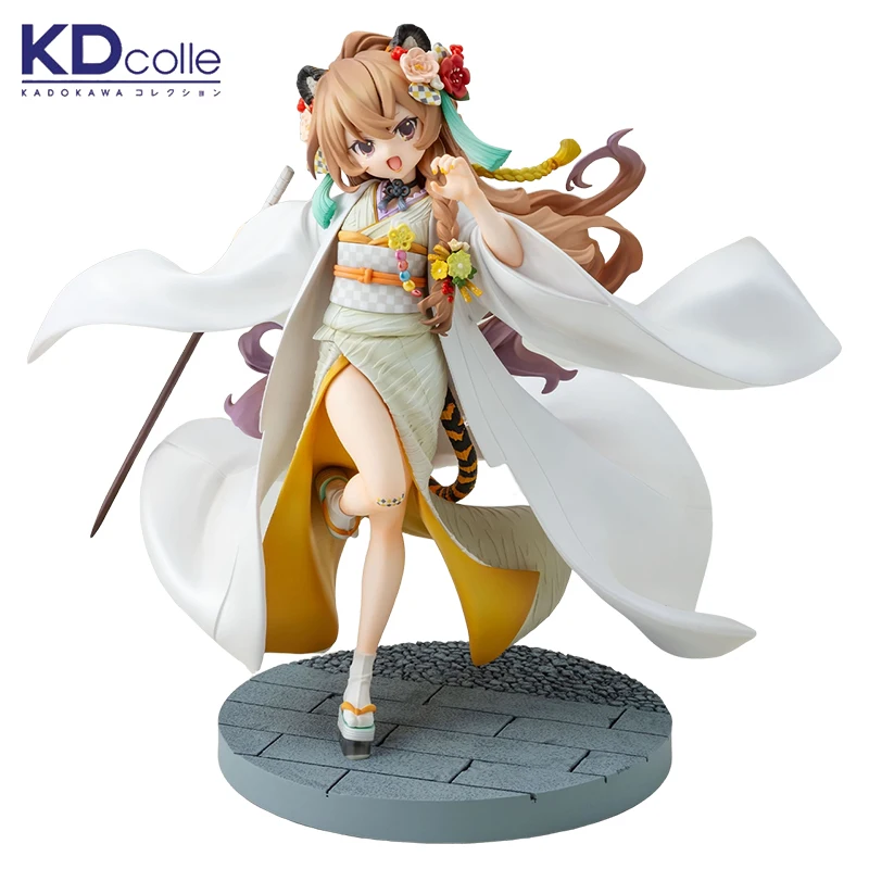 В наличии оригинальная фигурка Kdcolle Aisaka Taiga-Shiromuku-TIGER×DRAGON! Фигурка аниме