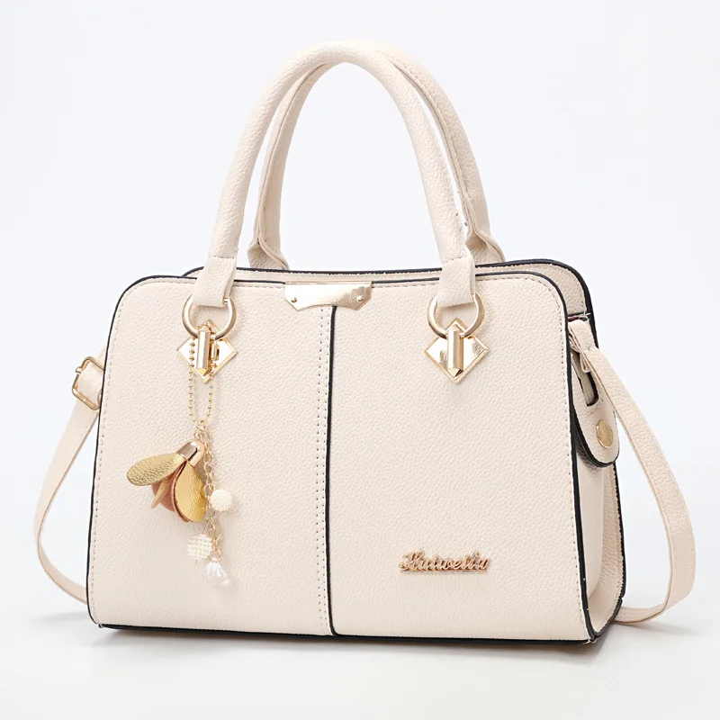2023 New Handbag Bag Trendy One-shoulder Diagonal Bag Fashion All-match Middle-aged Lady Large-capacity Mother Bag Women's Bag