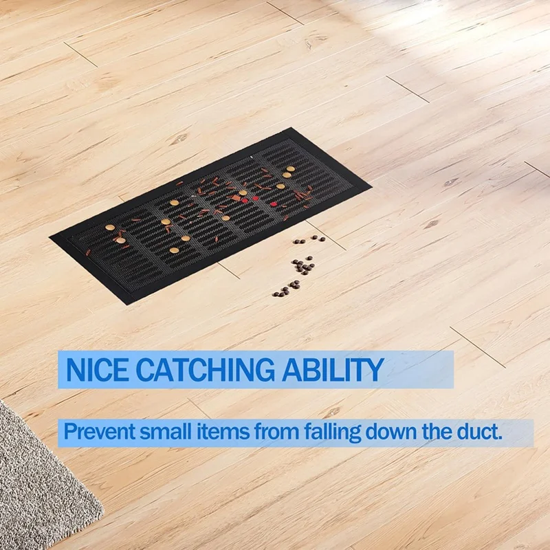 Накладки на напольные вентиляционные отверстия Магнитная сетчатая крышка из ПВХ