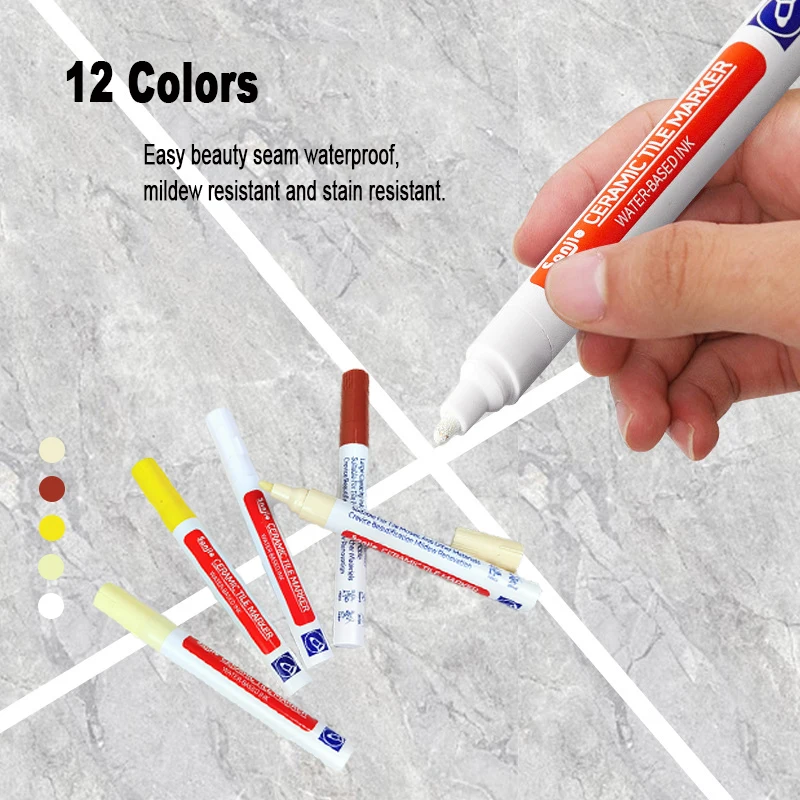 Moldproof Waterproof Tile Grout Pen Paint Ceramic Tool
