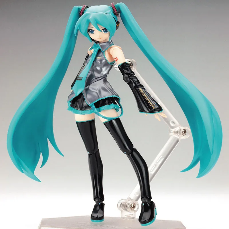 

Hatsune Miku Anime Figma014 Joint Movable Face Change Boxed Doll Pvc Action Figure Decoration Model Toys For Girls Gifts 14cm