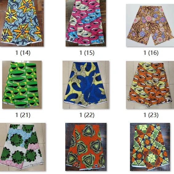 

100% Cotton Ankara Batik Soft Pagne Helicoid Spuer Batik Guaranteed Veritable Original African Real Wax Prints Fabric Nigerian