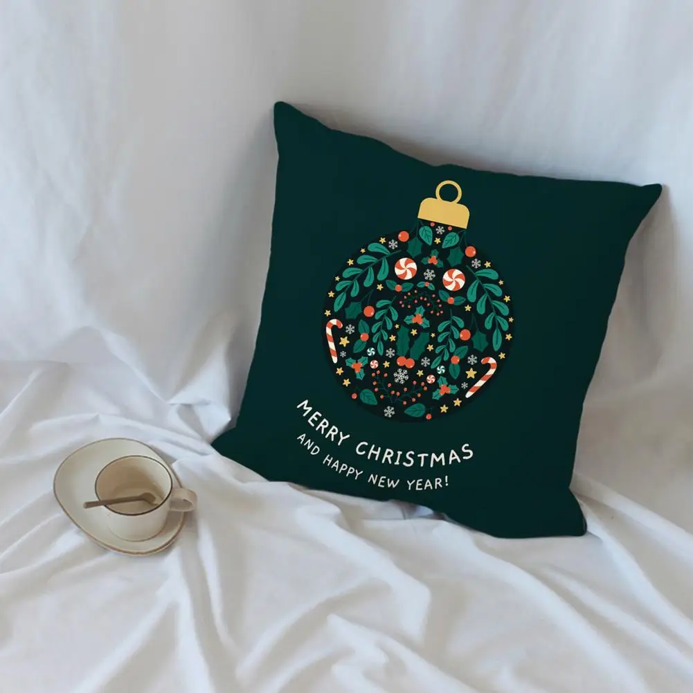 

Удобная наволочка для подушки, мягкая Пыленепроницаемая наволочка из полиэстера, домашняя наволочка для подушки, товары для рождественско...