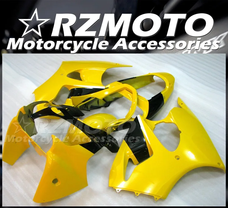 

Новый комплект обтекателей для мотоцикла ABS, подходит для Kawasaki Ninja ZX-6R ZX6R 636 2000 2001 2002 00 01 02, кузов желтого цвета