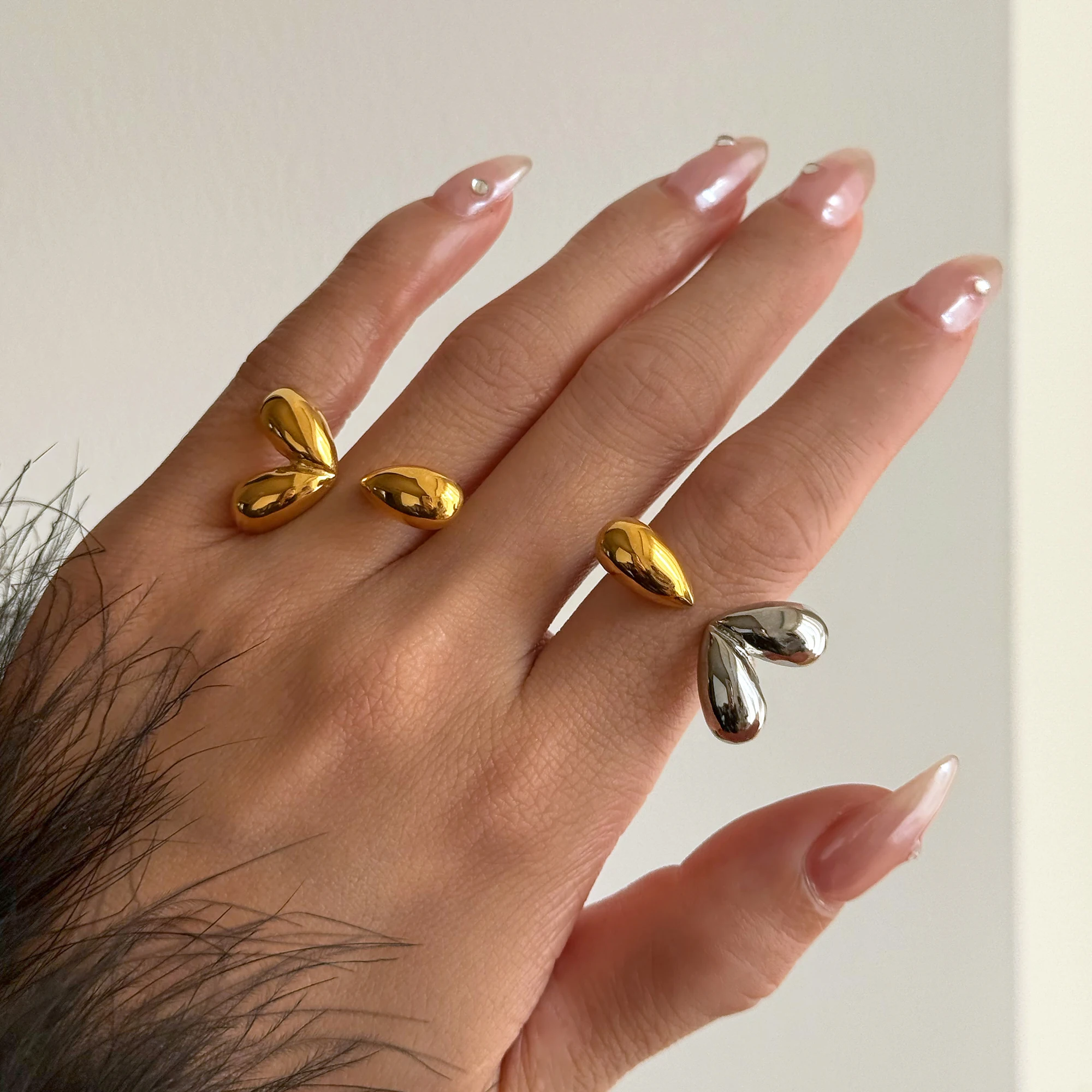 DASEIN новый дизайн цыганского воздушного шара французское кольцо 18-каратное