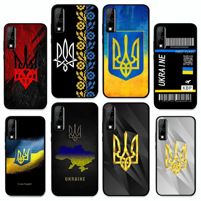 

Ukraine Flag Pattern Phone Case For Y9 6 7 5 Prime Enjoy 7s 7 8 plus 7a 9e 9plus 8E Lite Psmart Shell