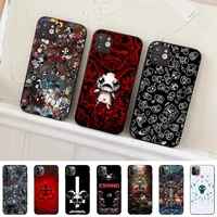 yndfcnb the binding of isaac phone case for iphone 11 12 13 mini pro max 8 7 6 6s plus x 5 se 2020 xr xs funda case
