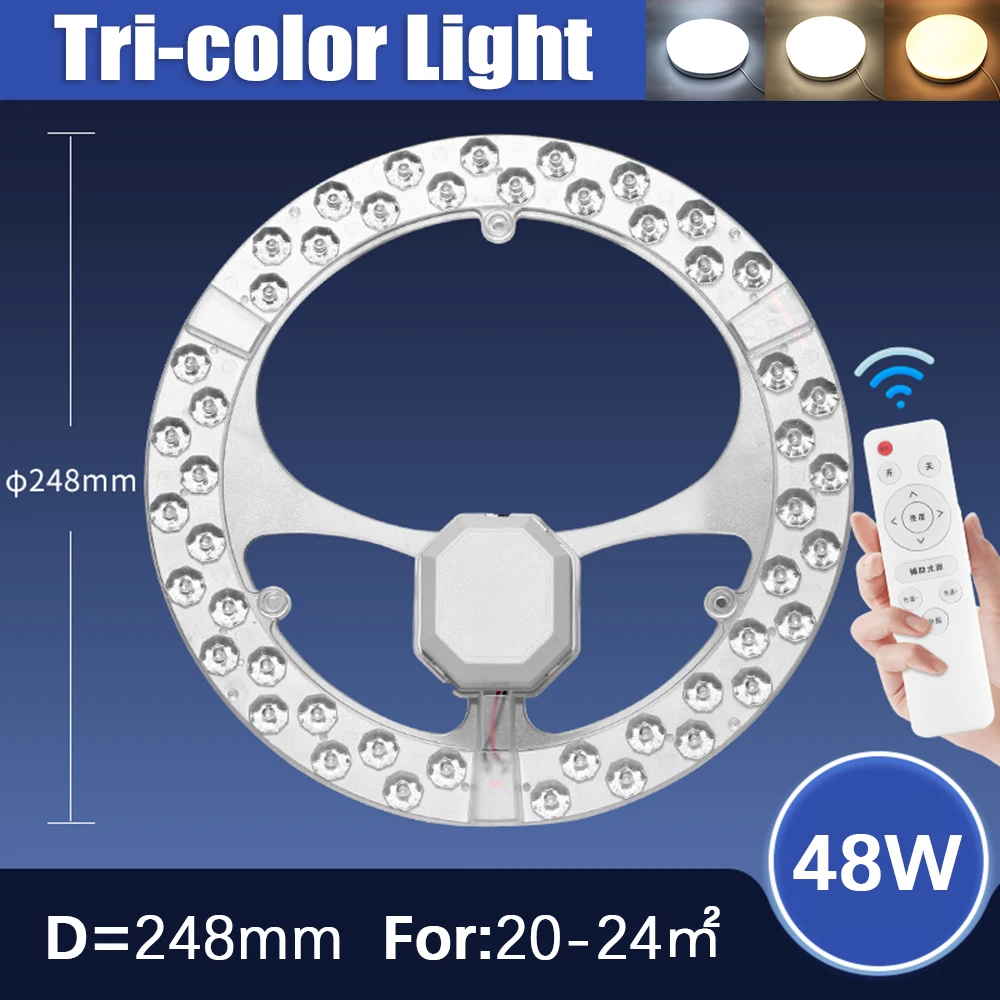 

Светодиодная панель 220 В-240 В Потолочный светильник Светодиодный модуль 24 Вт-120 Вт Замена круглого кольца Светодиодная панель для внутреннего потолочного освещения