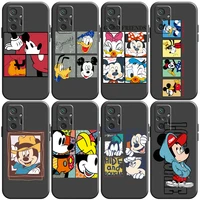disney mickey mouse cartoon phone case for xiaomi redmi note 9 9i 9at 9t 9a 9c 9s 9t 10 10s pro 5g back black funda soft