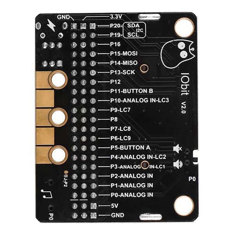 2 шт. Micro: Плата расширения IOBIT V2.0 микробитная горизонтальная переходная пластина