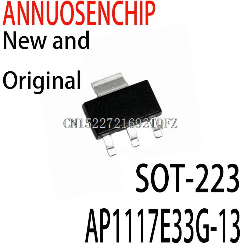 100 шт., новые и оригинальные 1117-3,3 V SOT-223 AP1117E33G-13