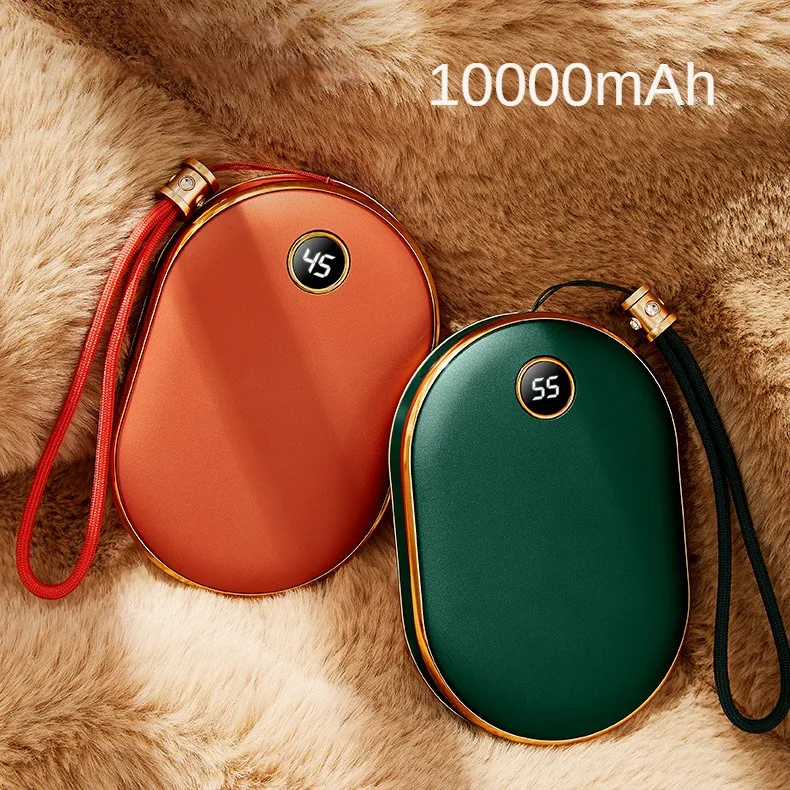 

10000mAh Portable Hand Warmers Ladies Charging Treasure Warm Winter Heater Heater Electric Heater Hands Electric Hand Warmer