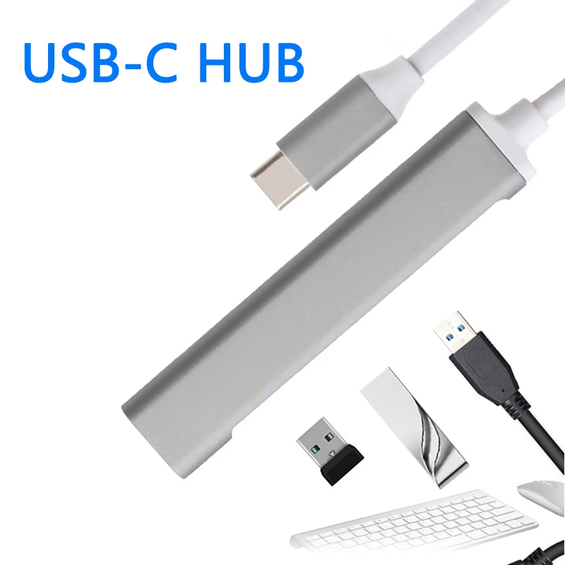 USB-концентратор 4 в 1 otg USB C на 2022 док-станция для Lenovo Xiaomi Macbook Pro 13 15 Air аксессуары ПК 3
