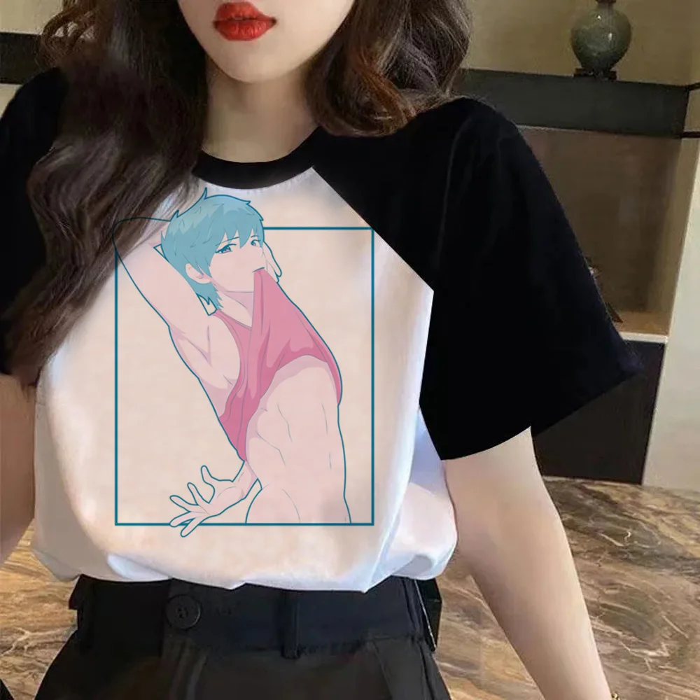 femboy t shirt women summer graphic designer t-shirts female anime Japanese y2k clothes