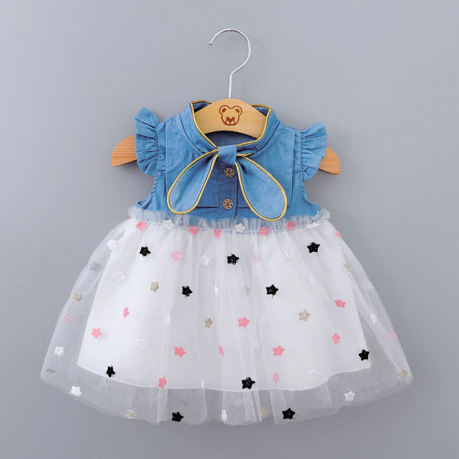 

Baby Girls Summer Dress Princess Party Tulle Toddler Dresses Infant Clothing Newborn Party Birthday tutu Dress 0-2Y Vestidos