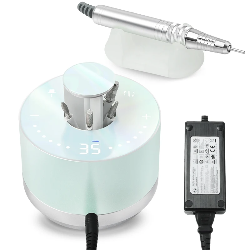 

Professional Brushless 35000RMP 80W nail drilling machine JMD-218 in nail bar