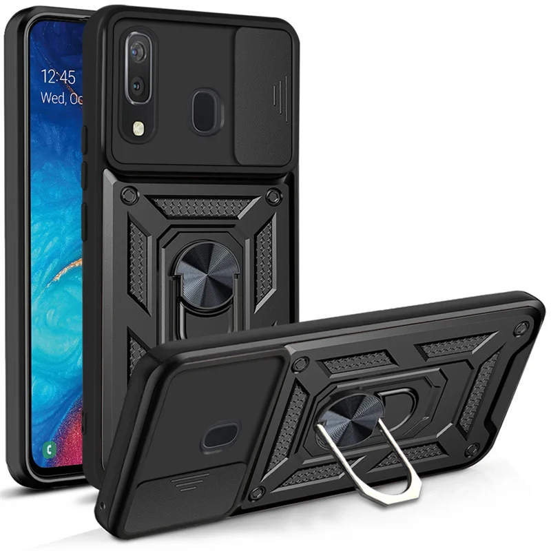 

For Samsung Galaxy A20 A30 Case Magnetic Ring Holder Armor Phone Cases For Samsung A10S A20S A10 S A 20 S Rugged Back Cover