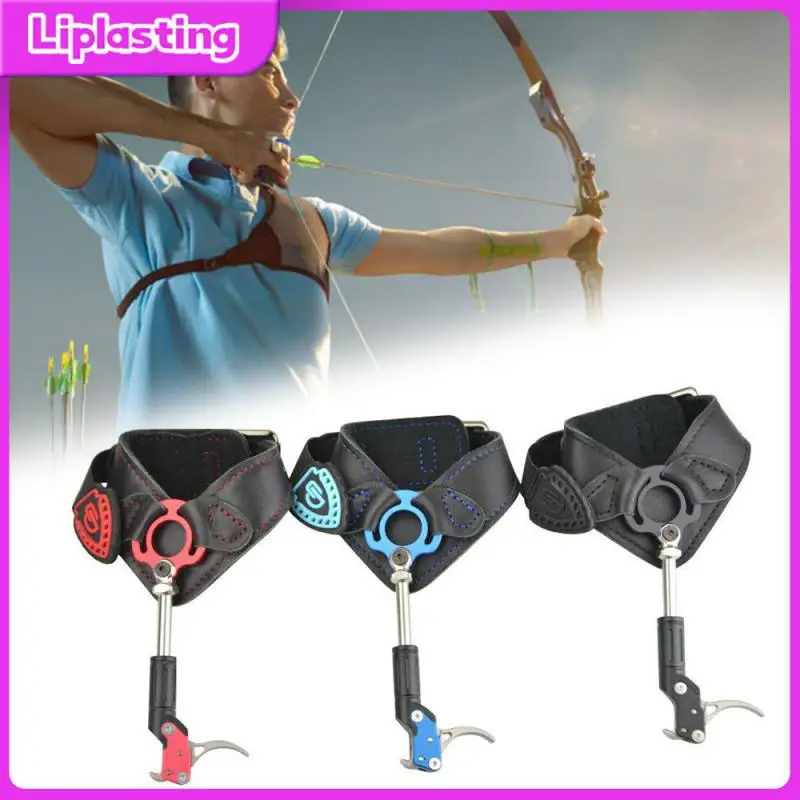 

Outdoor Archery Caliper Release Aid Adjustable Compound Bow Strap Hunting Shooting Arrow Trigger Wristband Archery Bow Strap