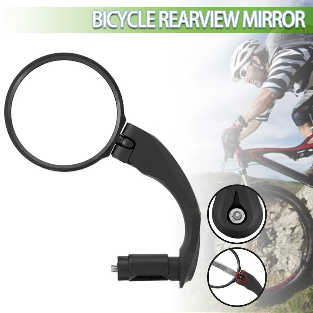 

Зеркало заднего вида пластиковое для горного велосипеда, широкоугольное крепление на руль велосипеда, 1 шт.