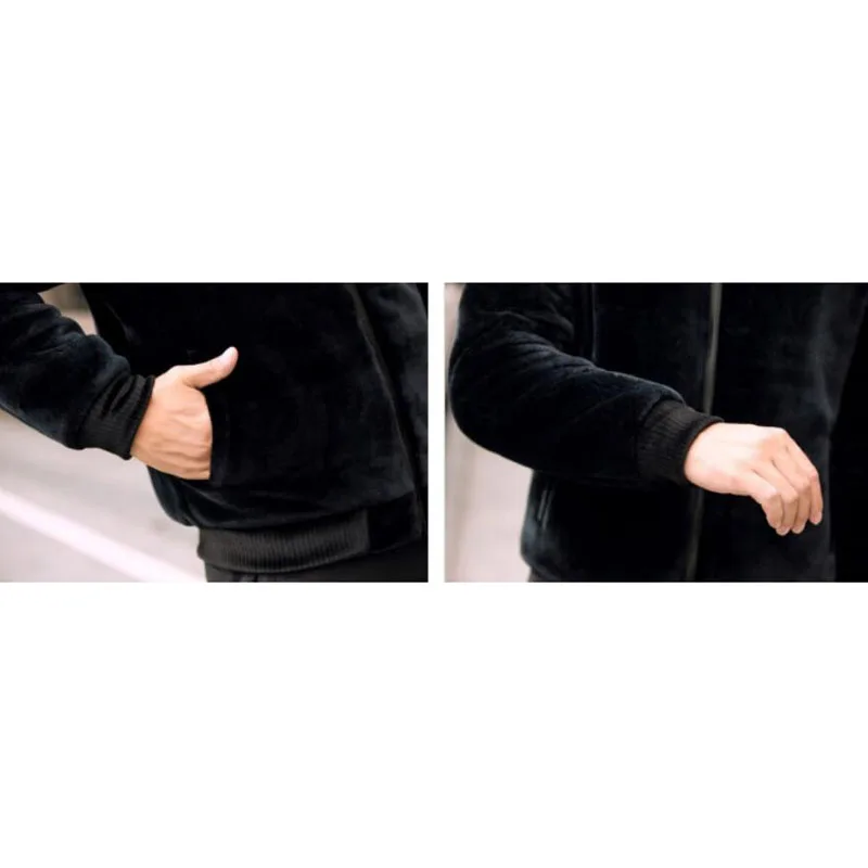 Зимнее модное теплое пальто деловая верхняя одежда с капюшоном мужская